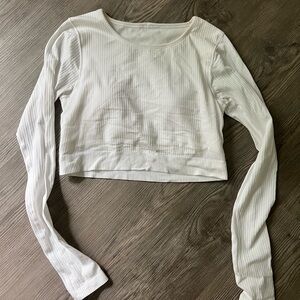 Lululemon ebb to street cropped long sleeve